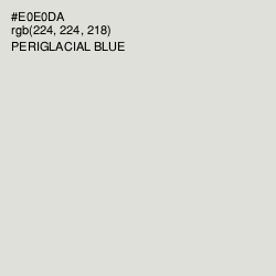 #E0E0DA - Periglacial Blue Color Image